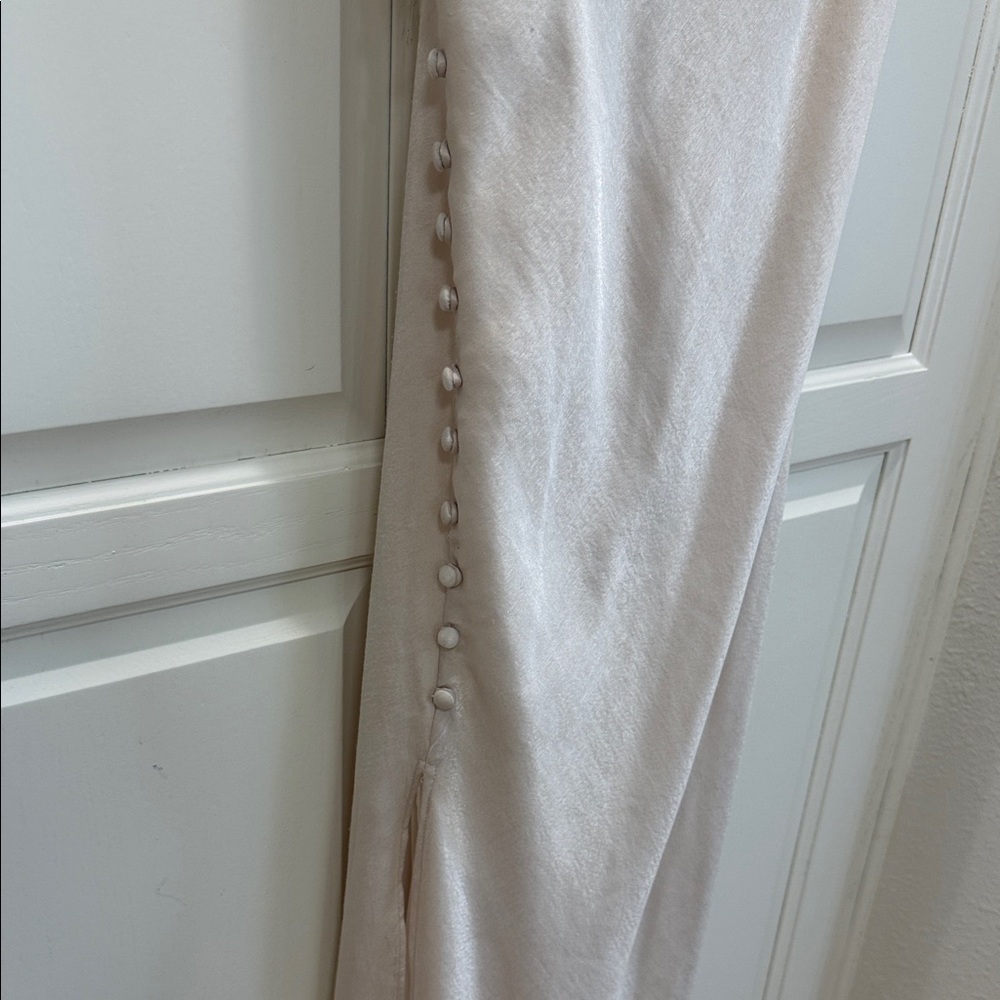 Zara Slip Dress in Light Blush - Picture 3 of 4